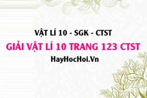 Giải Vật lí 10 Chân trời sáng tạo trang 123 SGK